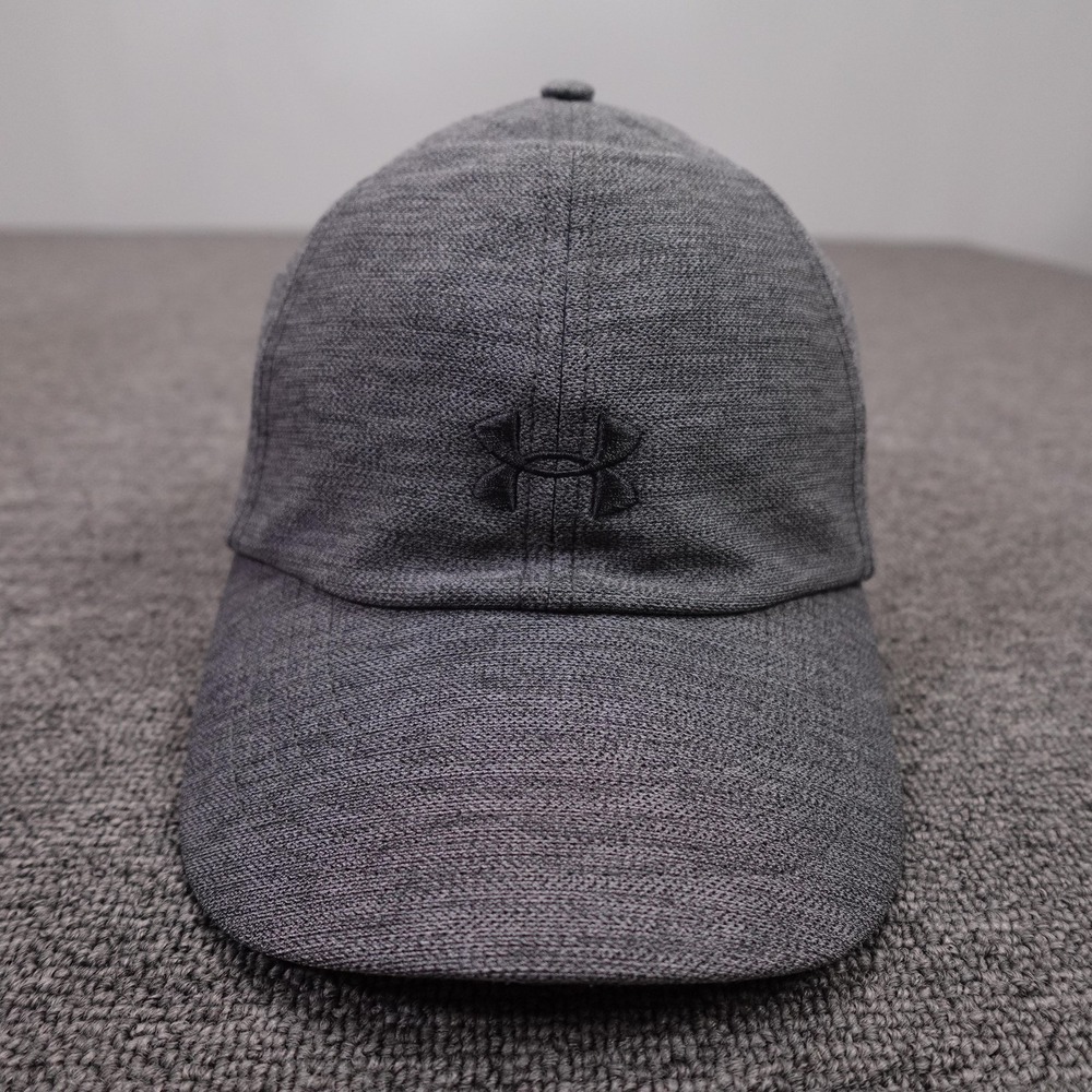 Under Armour Hat Cap Strap Back Womens One Size Gray UA Free Fit Logo Athletic